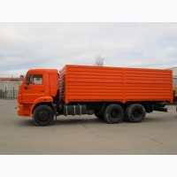 Бортовой автомобиль-зерновоз с трехсторонней разгрузкой КАМАЗ-65115