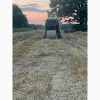 Сено разнотравье и солома урожай 2020 пшеничная и ячменная в рулонах, высокого качества